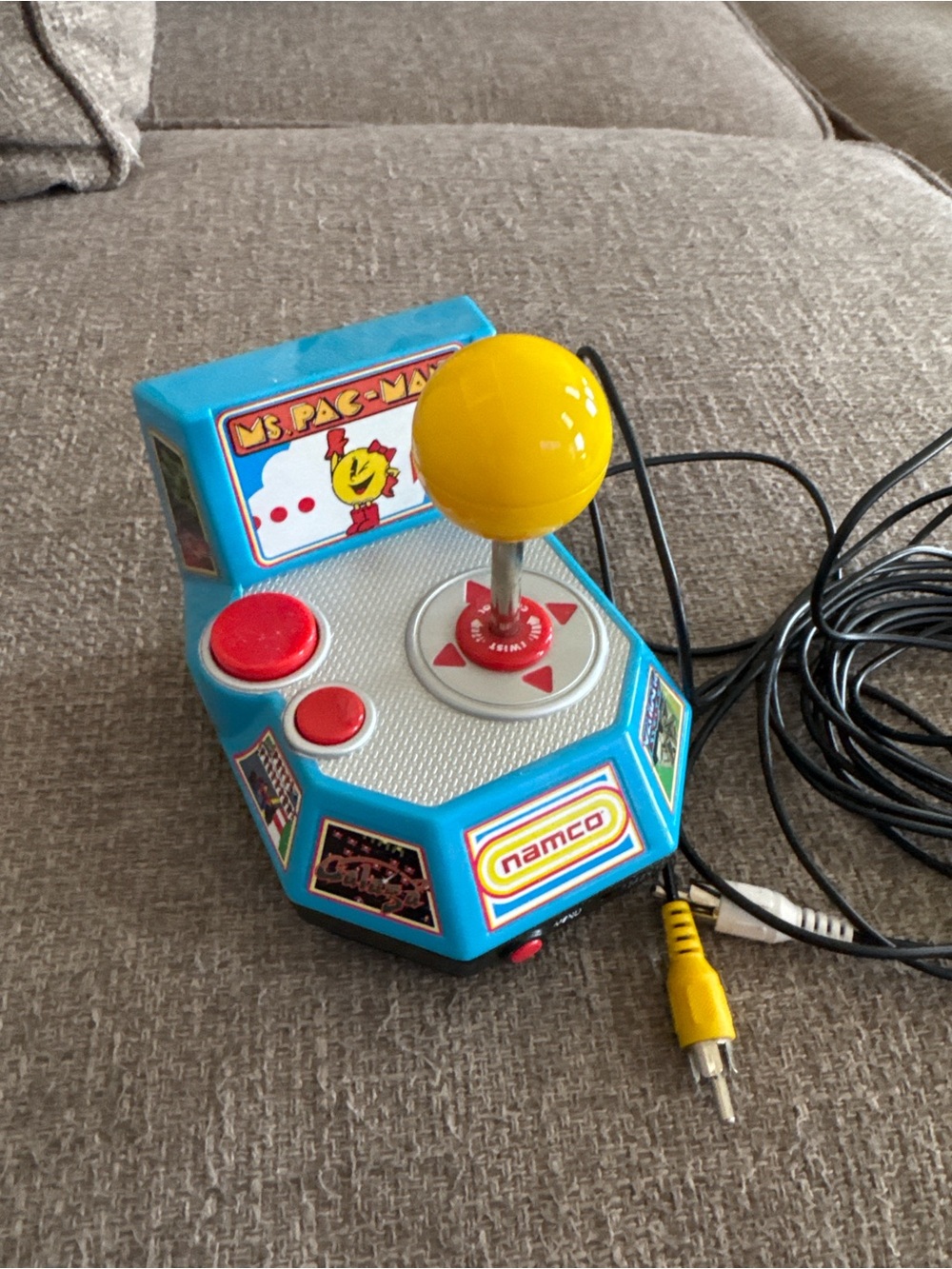 “Retro Ms. Pac-Man Namco Plug & Play TV Arcade Game Untested.,